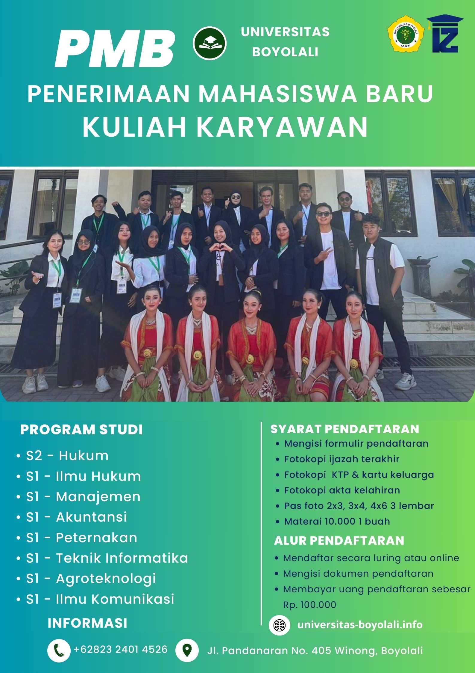 Berkas Pendaftaran Kuliah di Universitas Boyolali