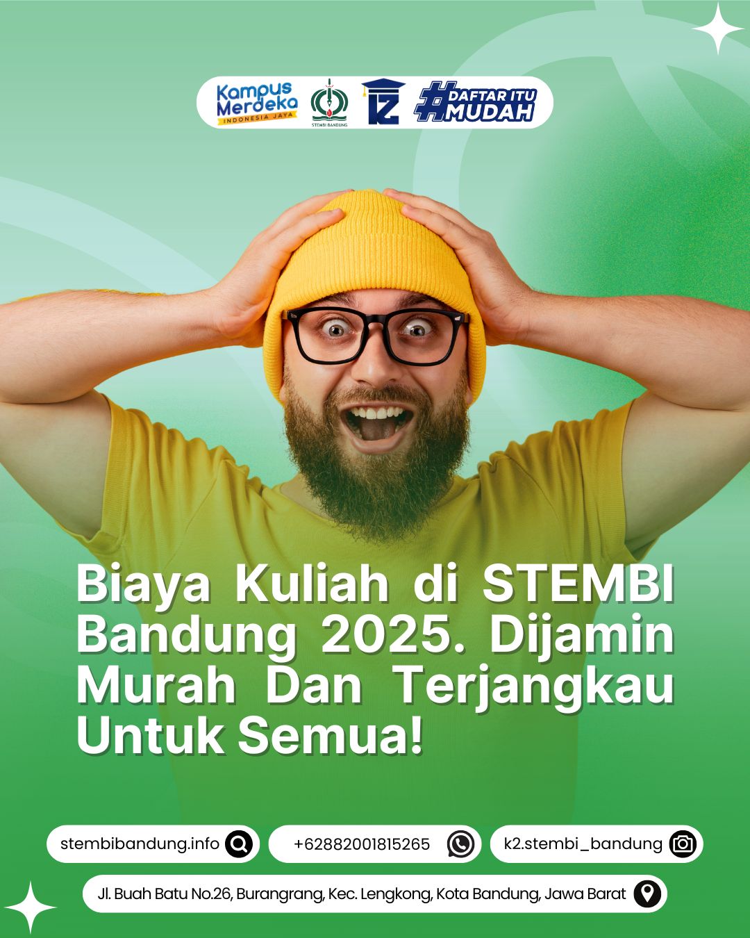 Biaya Kuliah di STEMBI Bandung 2025 Dijamin Terjangkau untuk Semua