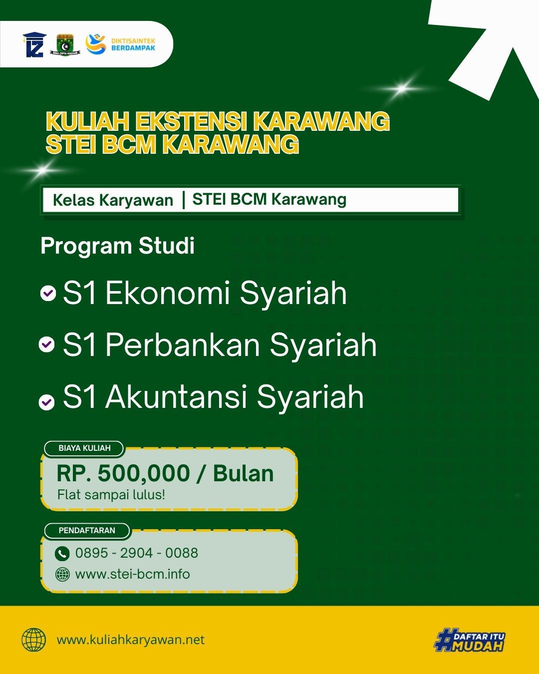 Kuliah Ekstensi di Karawang STEI BCM