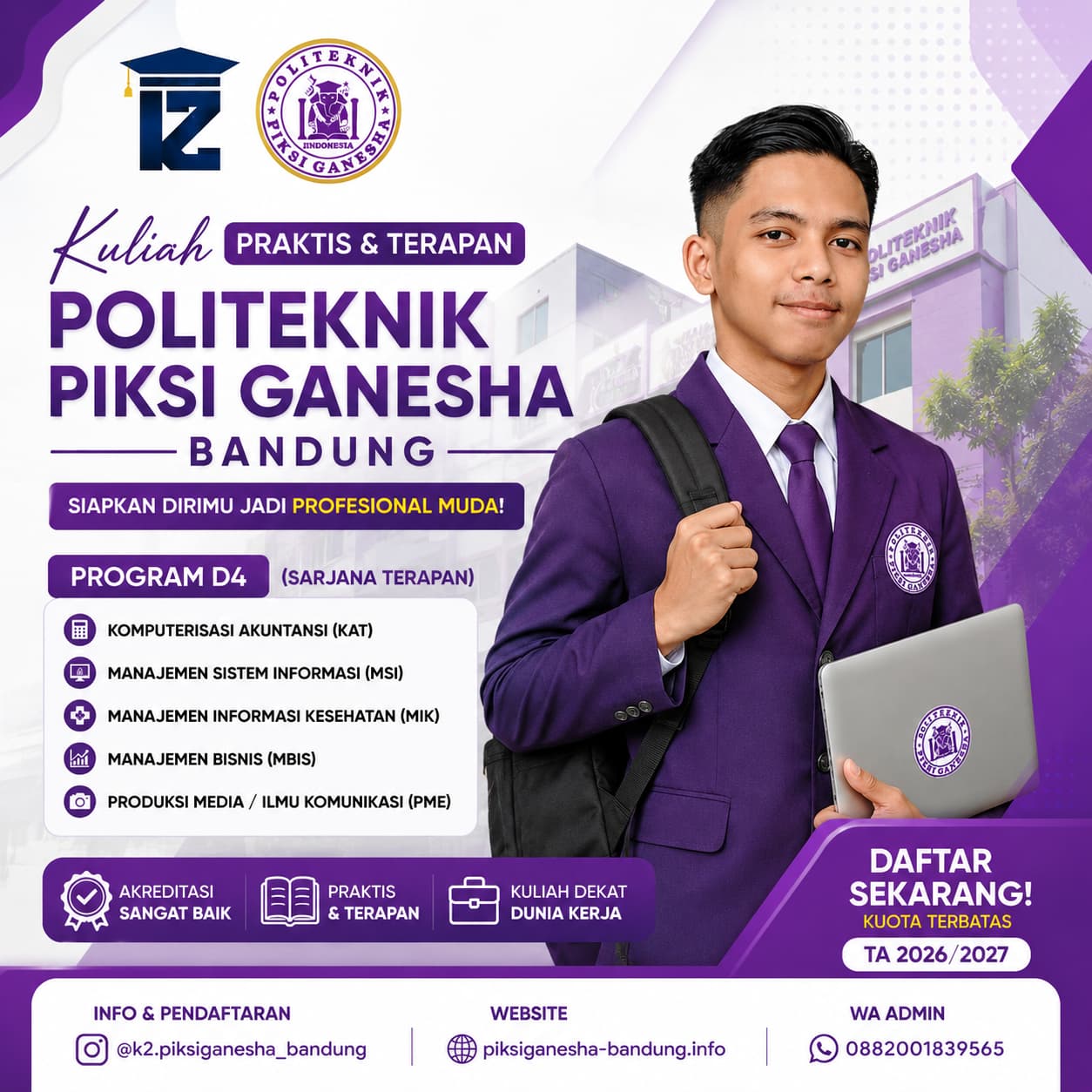 Informasi Kampus Kuliah Karyawan di Daerah Kiaracondong Bandung