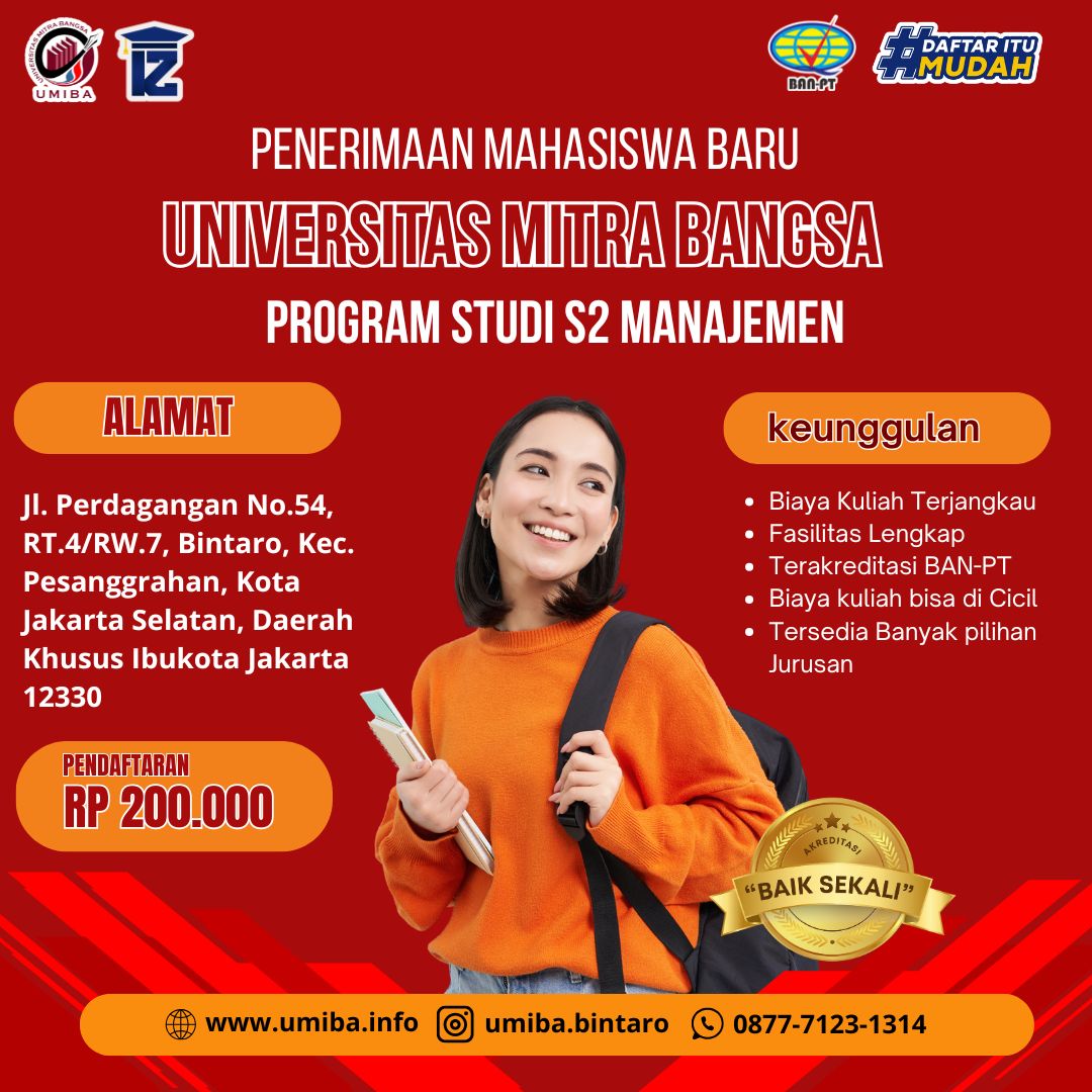 Kuliah S2 Manajemen di Wilayah Jakarta Selatan