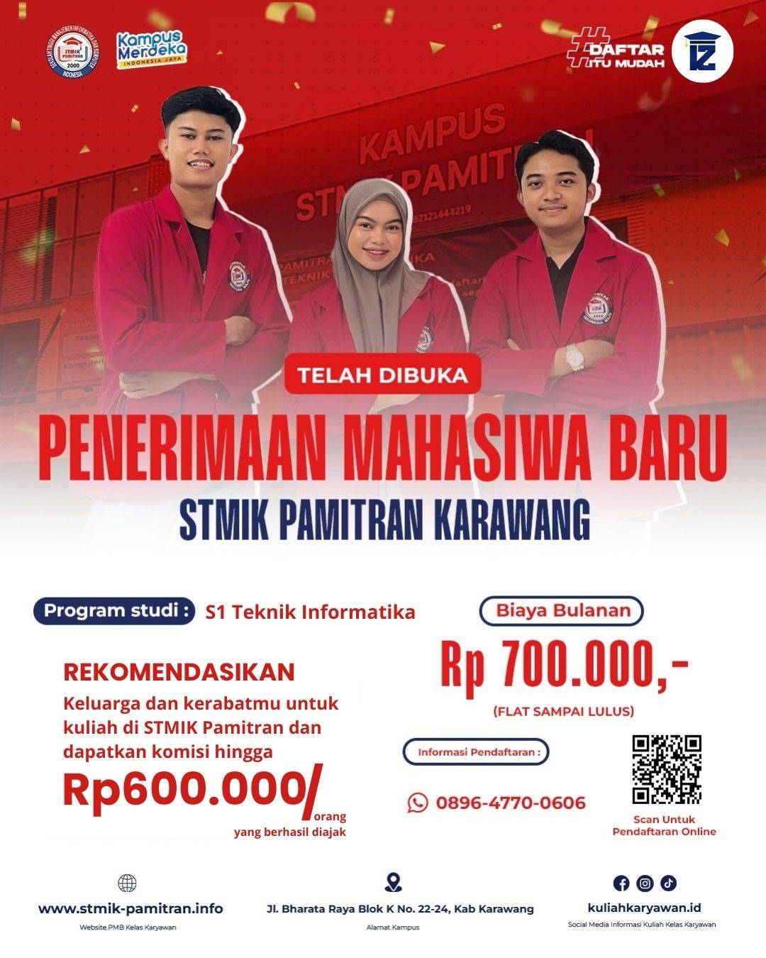 S1 Teknik Informatika STMIK Pamitran