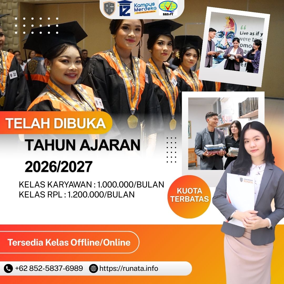 Kuliah Jumat Sabtu Sekolah Tinggi Bisnis Runata