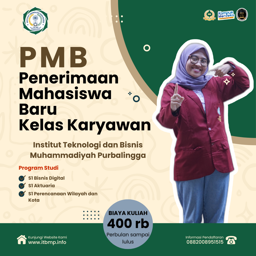 Pendaftaran Kuliah kelas karyawan ITB Muhammadiyah Purbalingga