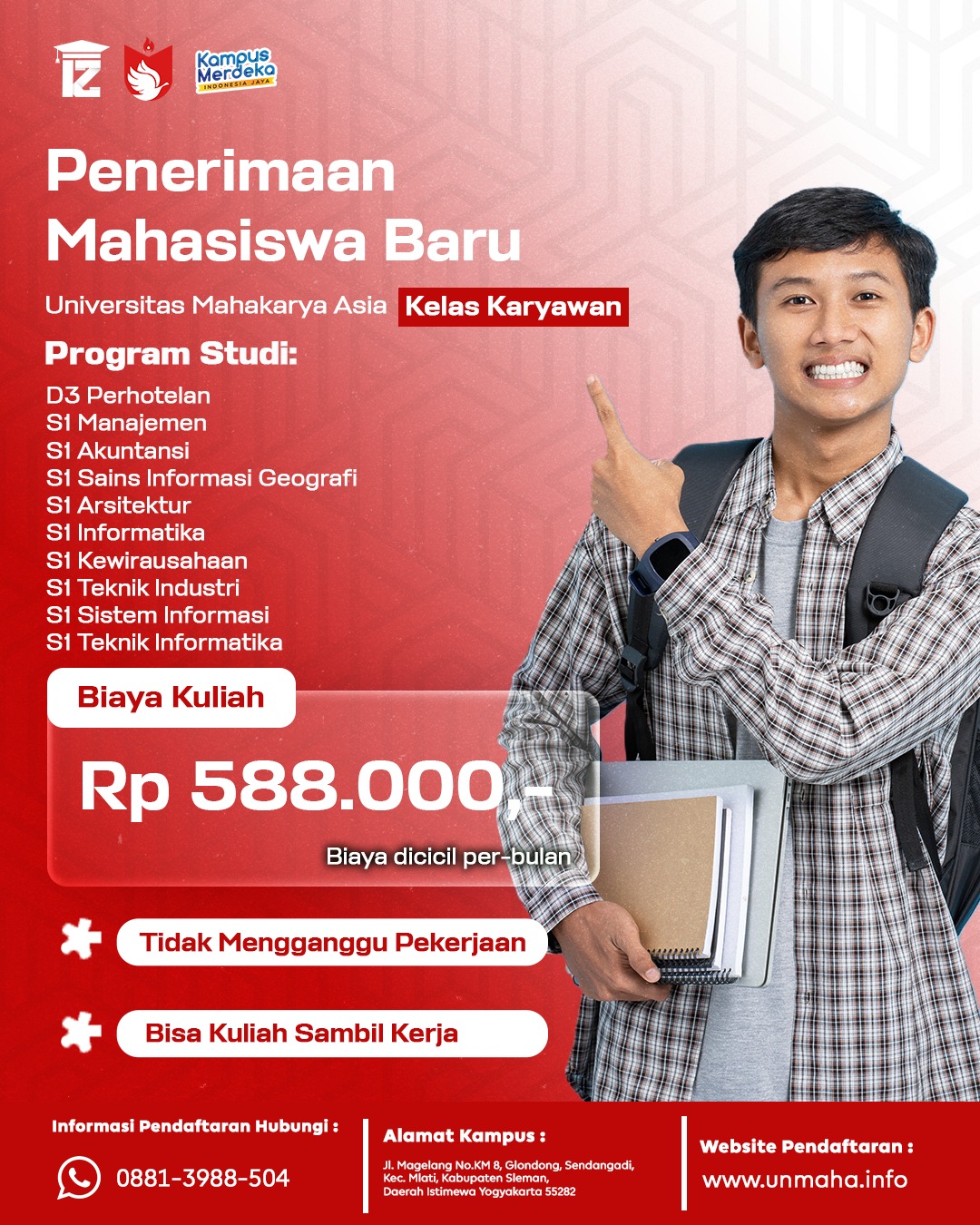 Fakultas Ekonomi & Bisnis Uiversitas Mahakarya Asia buka Kelas Karyawan (K2)