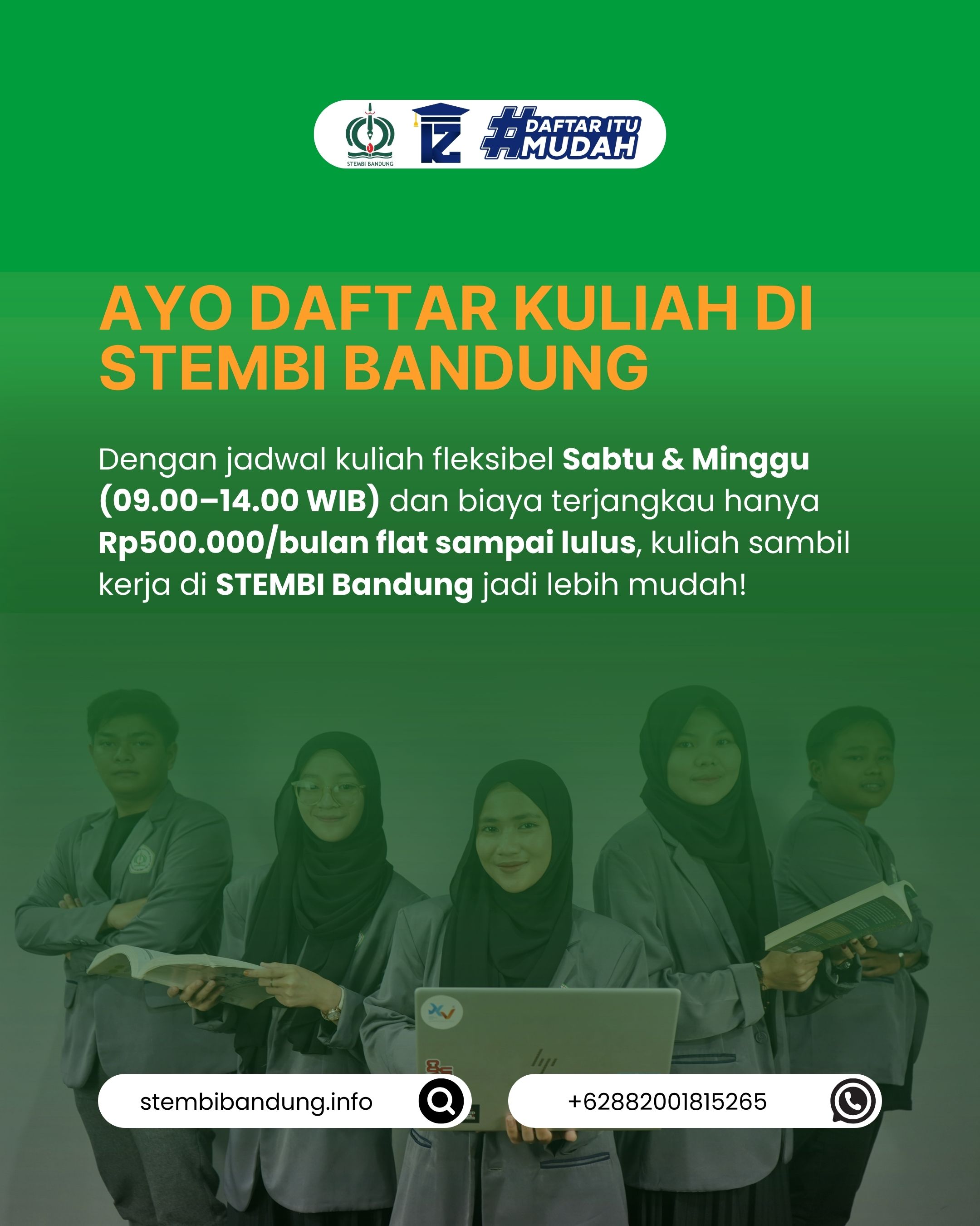 Kuliah Akhir Pekan di STEMBI Bandung Cocok untuk Kamu yang Sibuk
