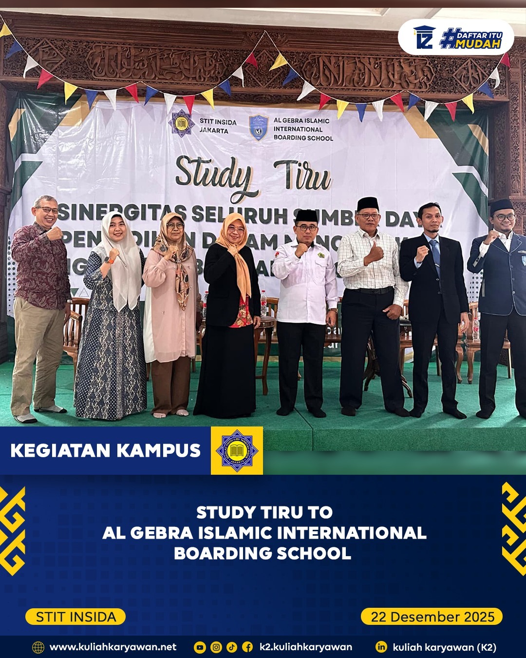Study Tiru STIT INSIDA ke Al Gebra Islamic International Boarding School