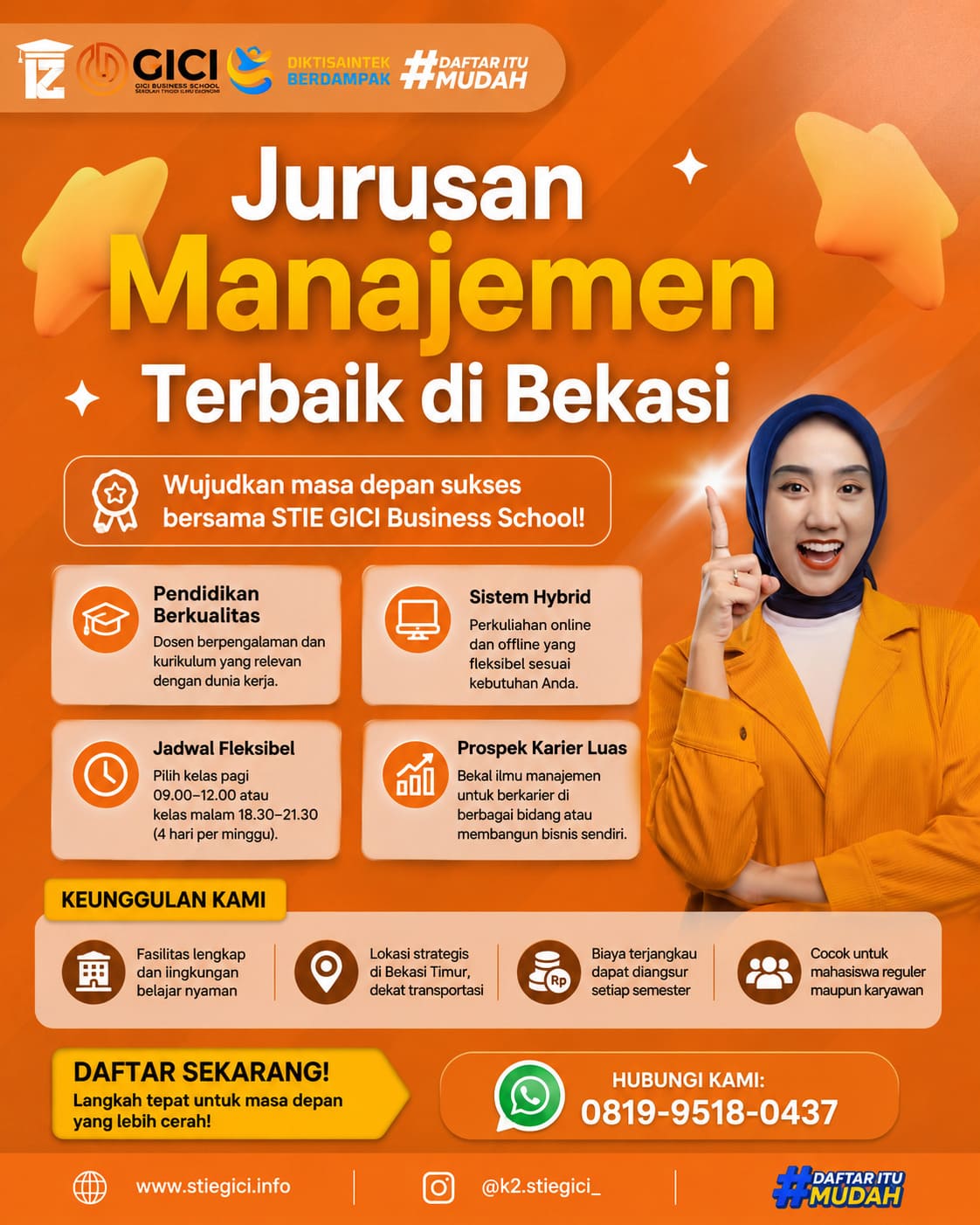Jurusan Manajemen Terbaik di Bekasi
