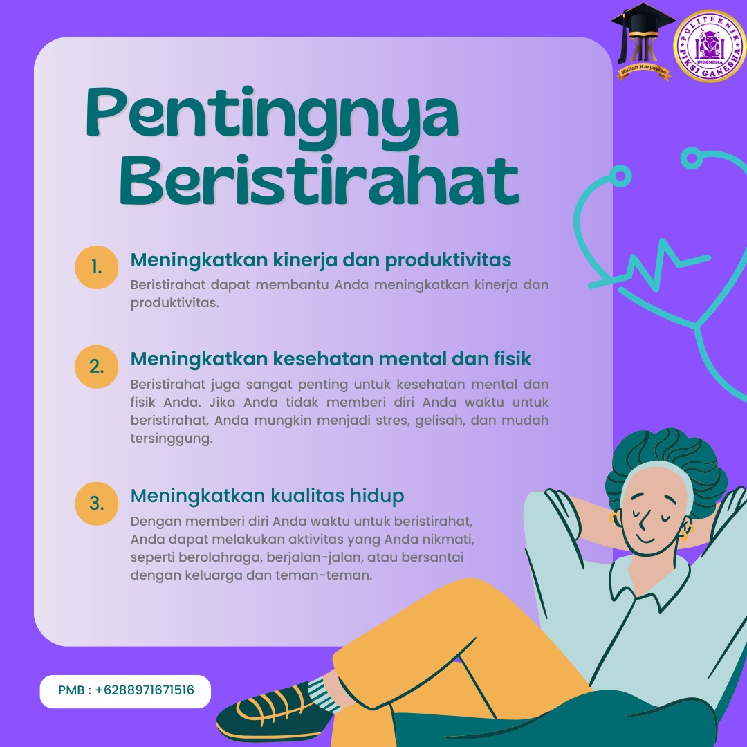 Pentingnya beristirahat 