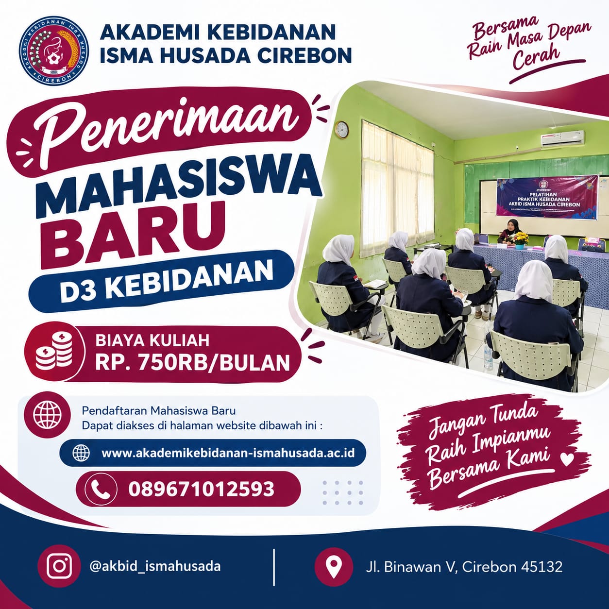 Biaya Kuliah AKBID Isma Husada Cirebon