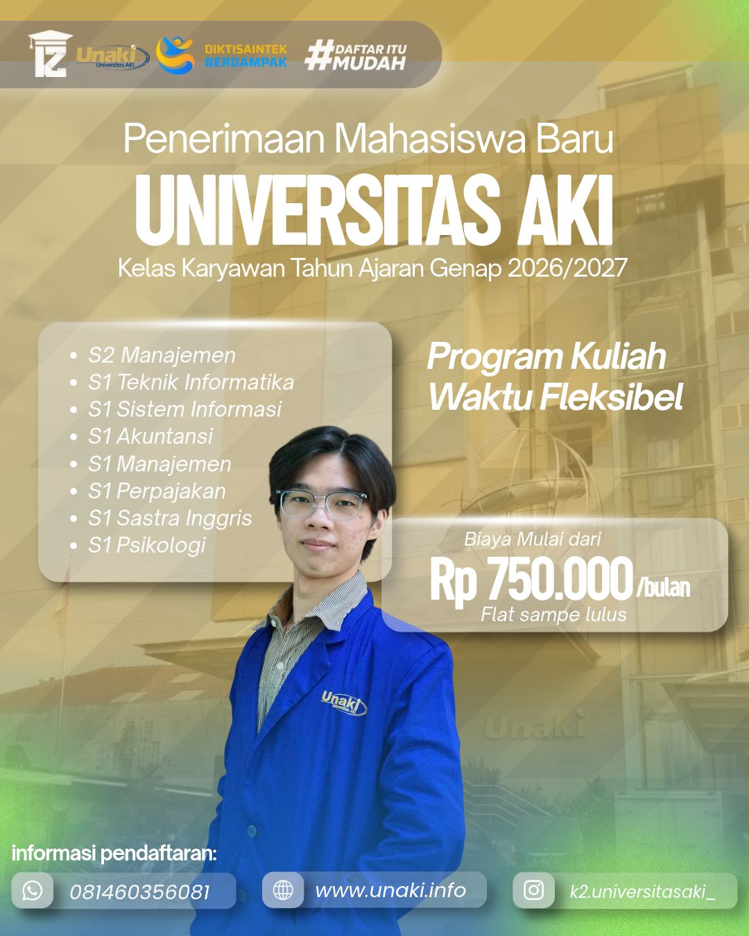 Kuliah Weekend Di Semarang UNIVERSITAS AKI