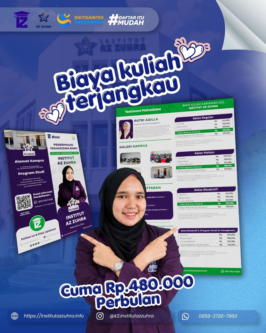 Kenapa Harus Booking Kursi Di Institut Az Zuhra