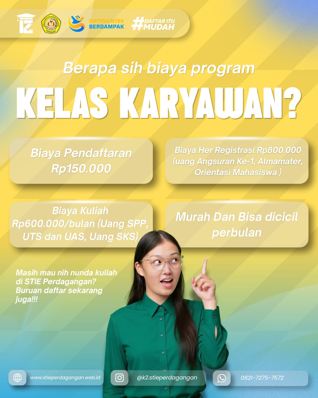 Kelebihan Kuliah Karyawan Di STIE Perdagangan
