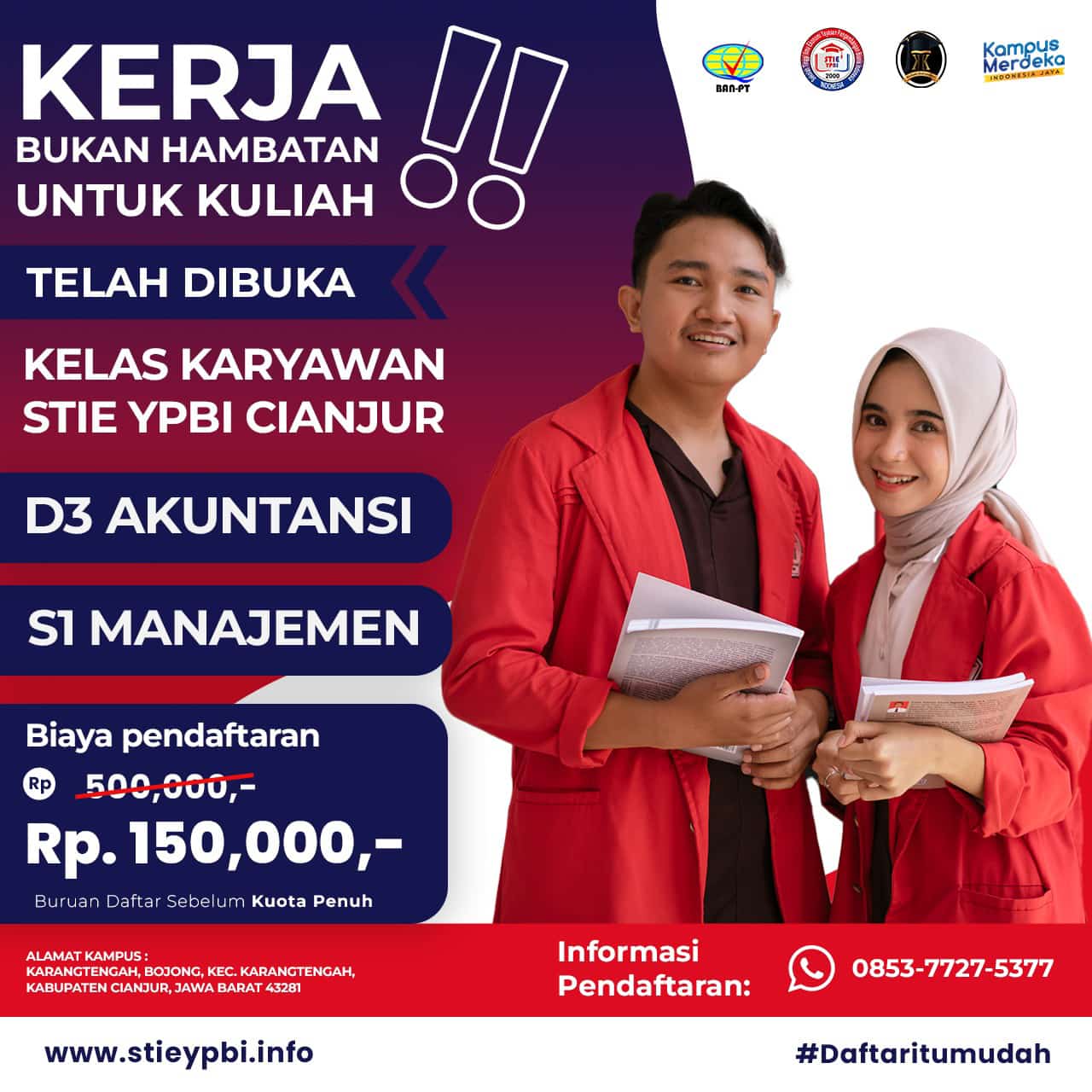Kuliah Kelas Online di STIE YPBI