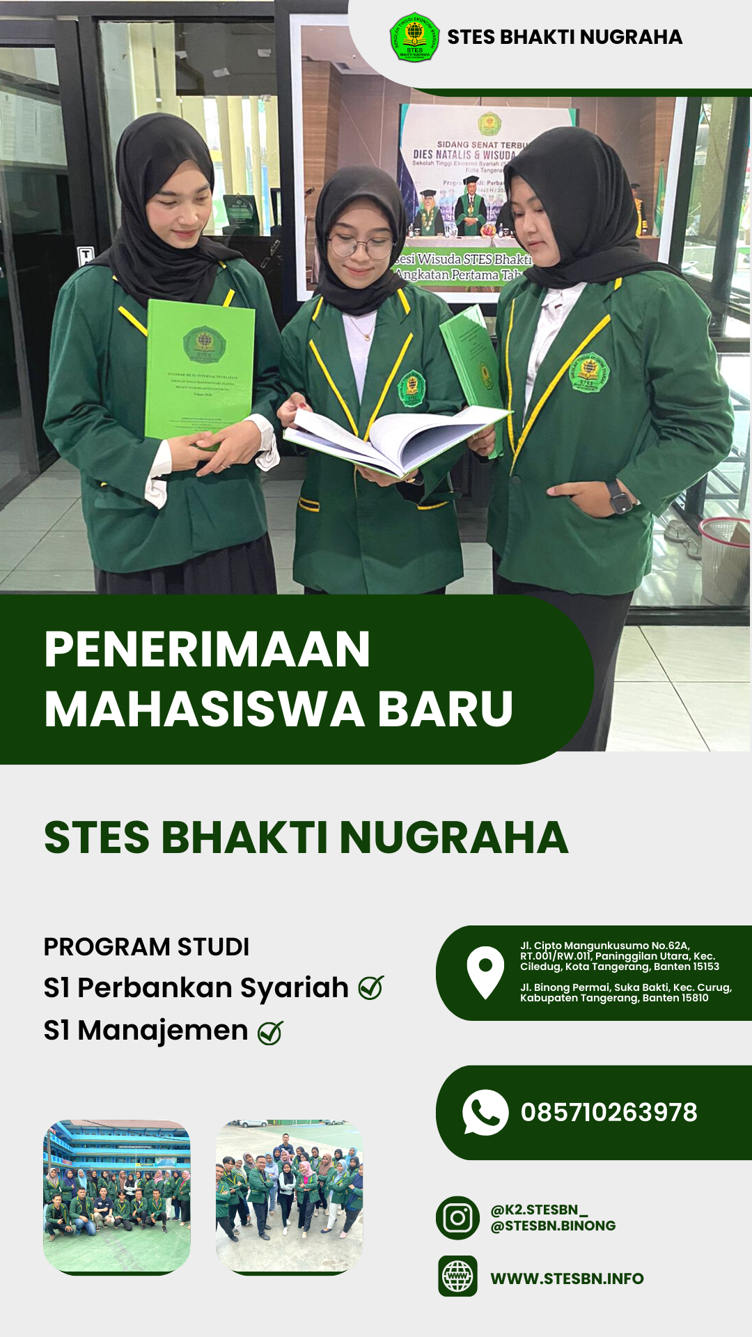 Kuliah Kelas Karyawan Sekolah Tinggi Ekonomi Syariah Bhakti Nugraha