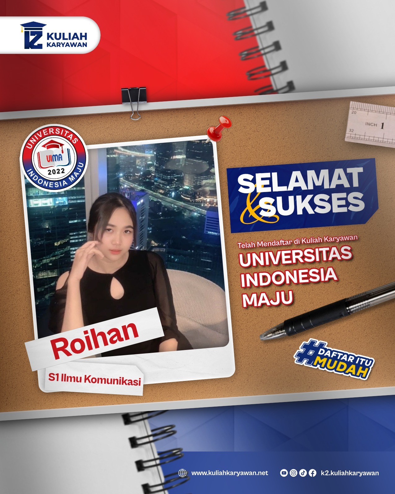 Kuliah Karyawan Masih Bisa Daftar Kuliah Online Dari Mana Saja Di Universitas Indonesia Maju
