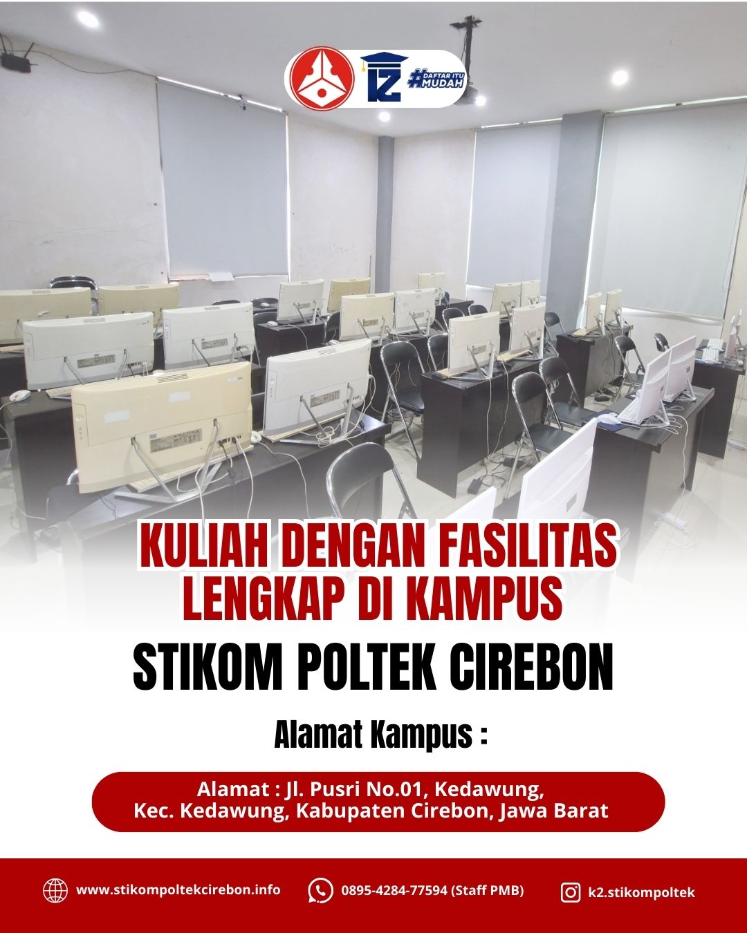 Kuliah Nyaman dengan Fasilitas Lengkap di STIKOM Poltek Cirebon