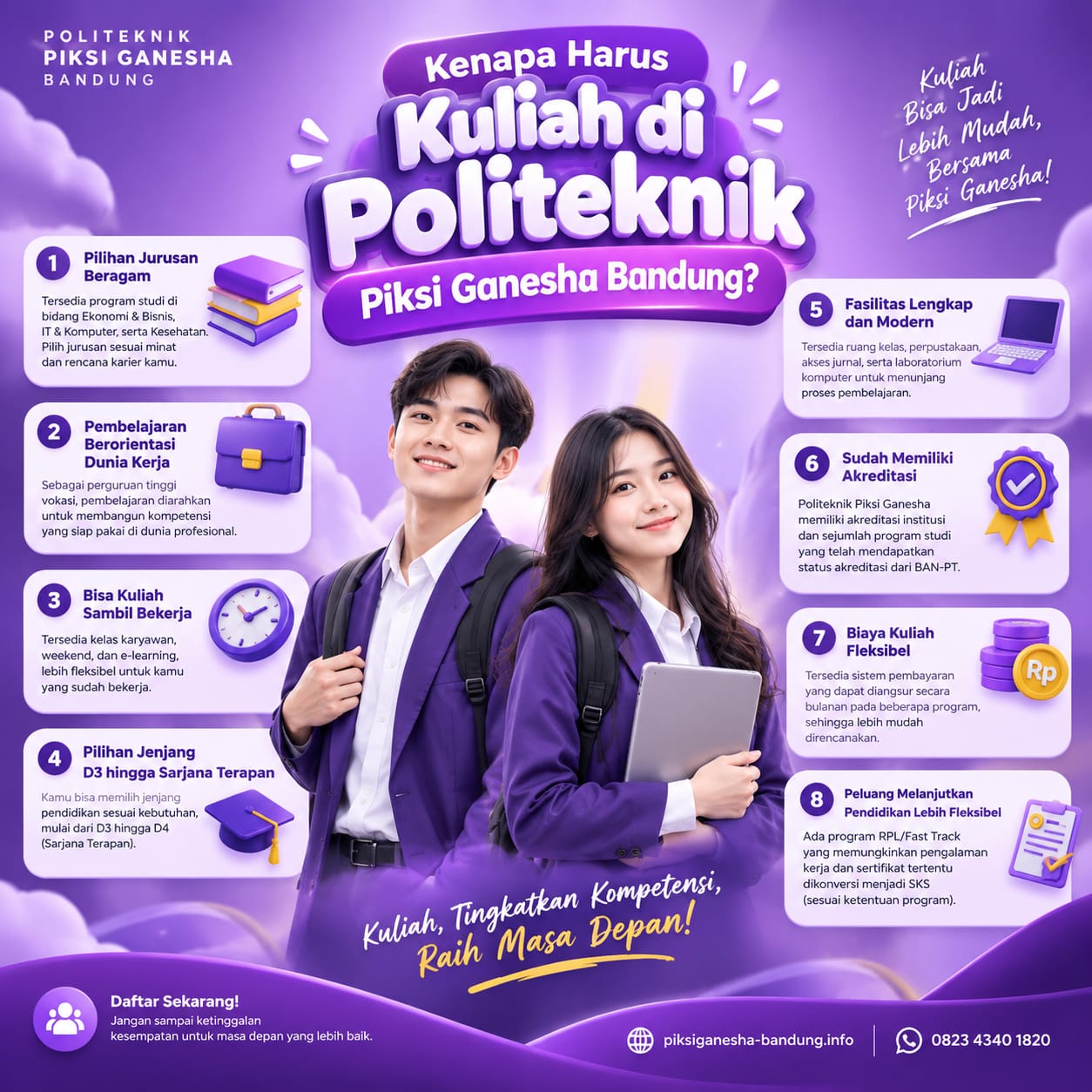Kenapa Harus Kuliah di Politeknik Piksi Ganesha Bandung