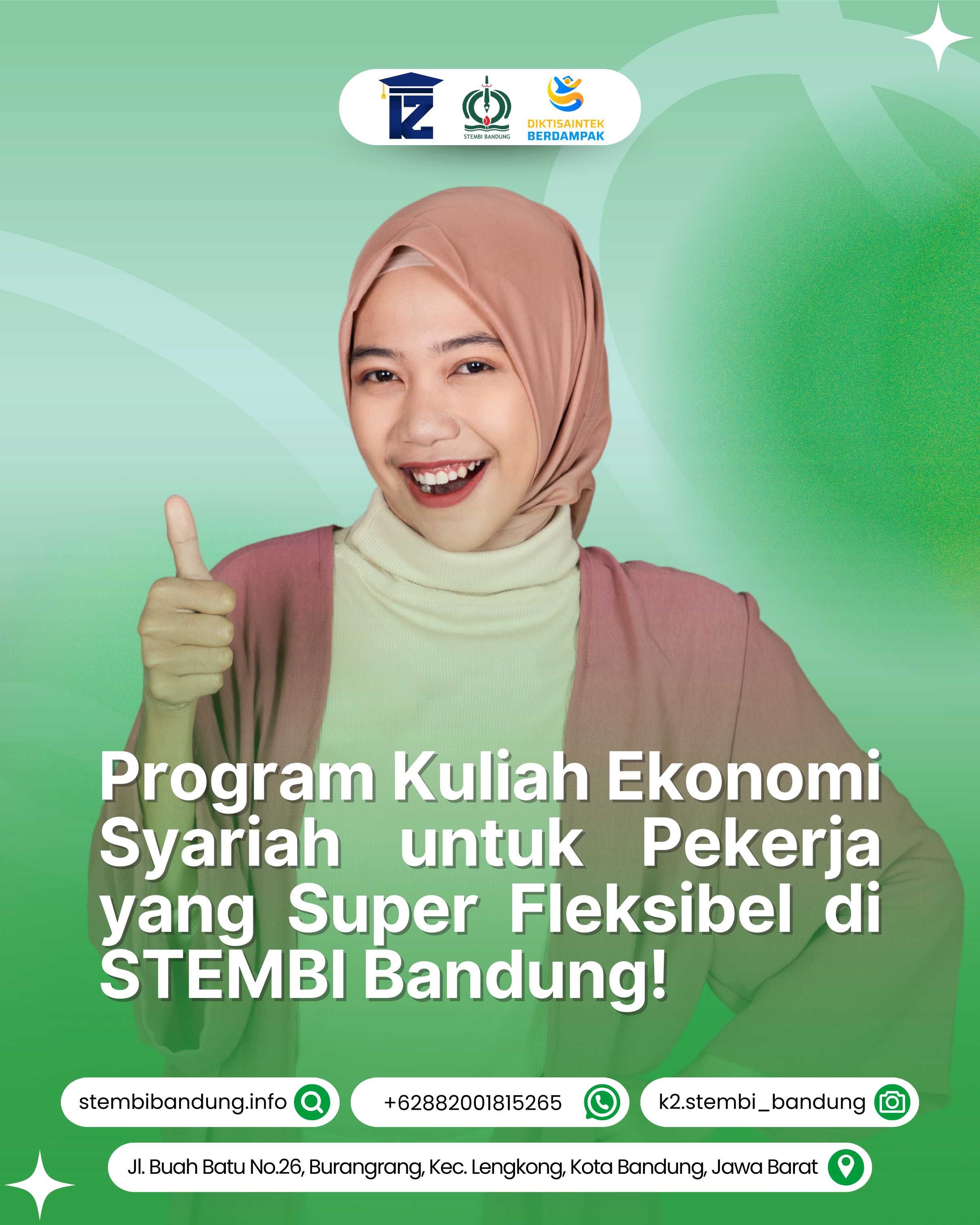 Program Kuliah Ekonomi Syariah untuk Pekerja yang Super Fleksibel di STEMBI Bandung