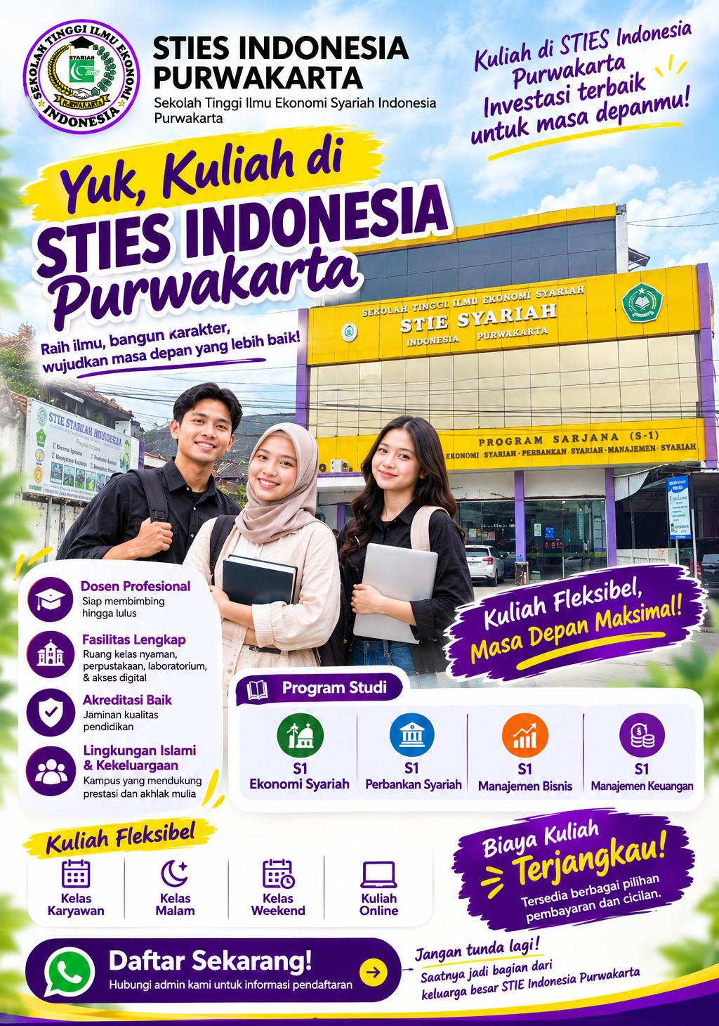 Yuk Kuliah Dengan Fleksibel Di Kampus STIES Purwakarta