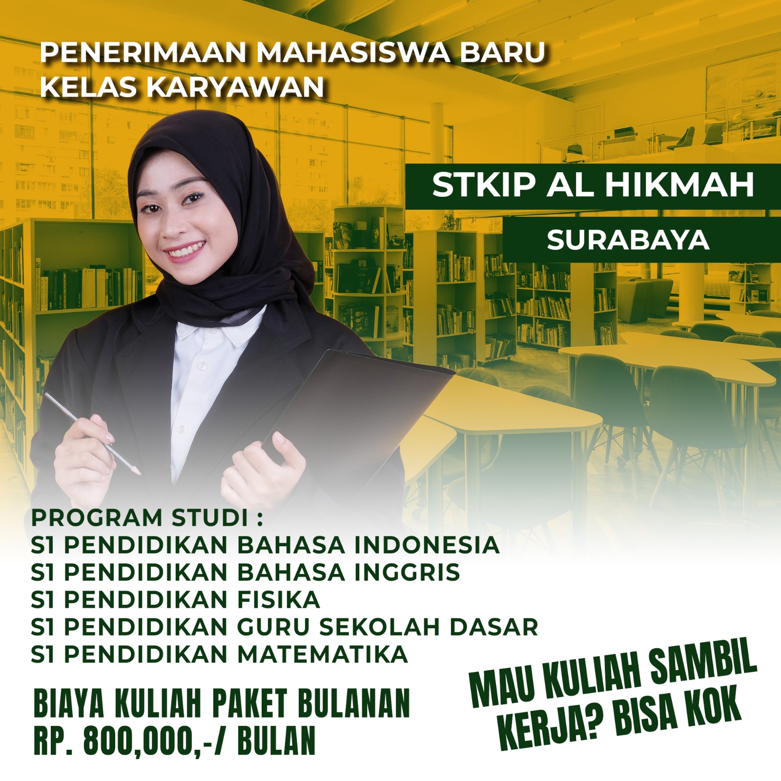 Kuliah Malam di Surabaya stkip al hikmah