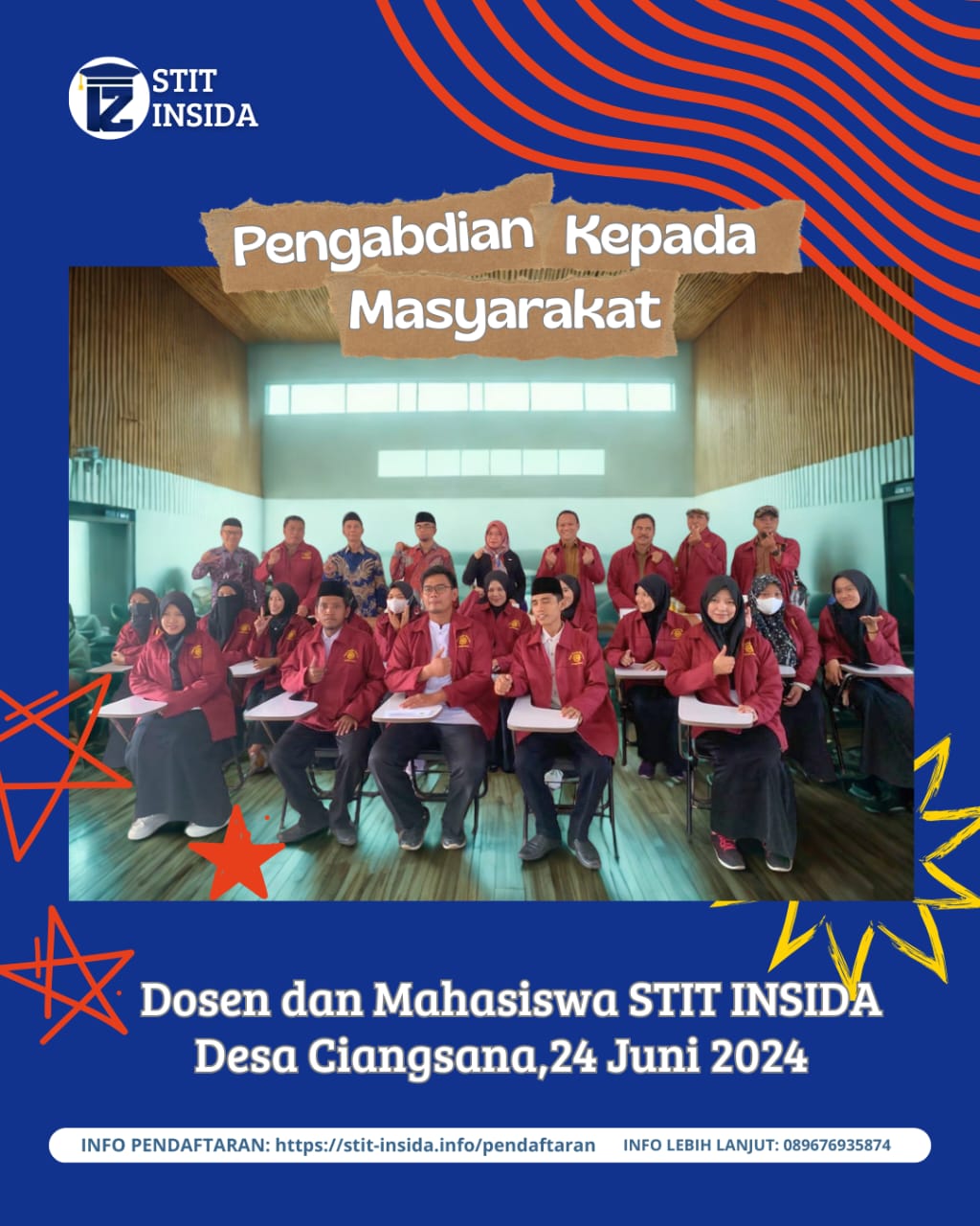 STIT INSIDA Gelar Program Pengabdian kepada Masyarakat di Desa Ciangsana