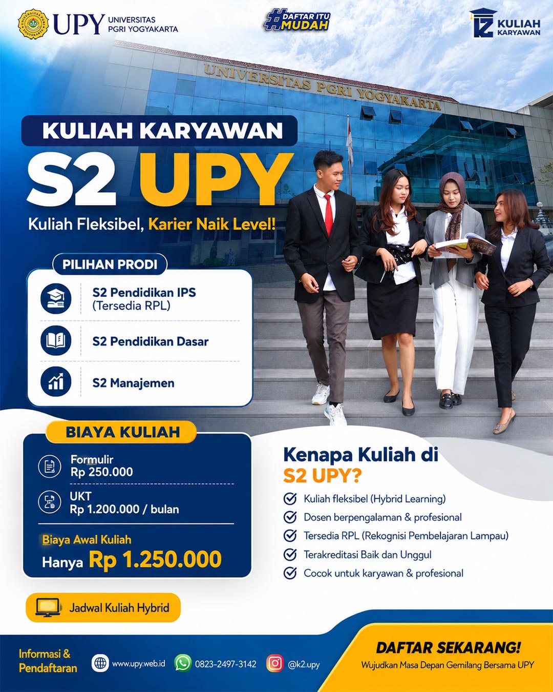 Kuliah Karyawan S2 Di Universitas PGRI Yogyakarta