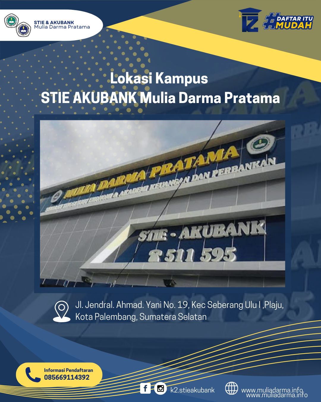 Dimana sih Lokasi Kampus STIE AKUBANK Mulia Darma Pratama