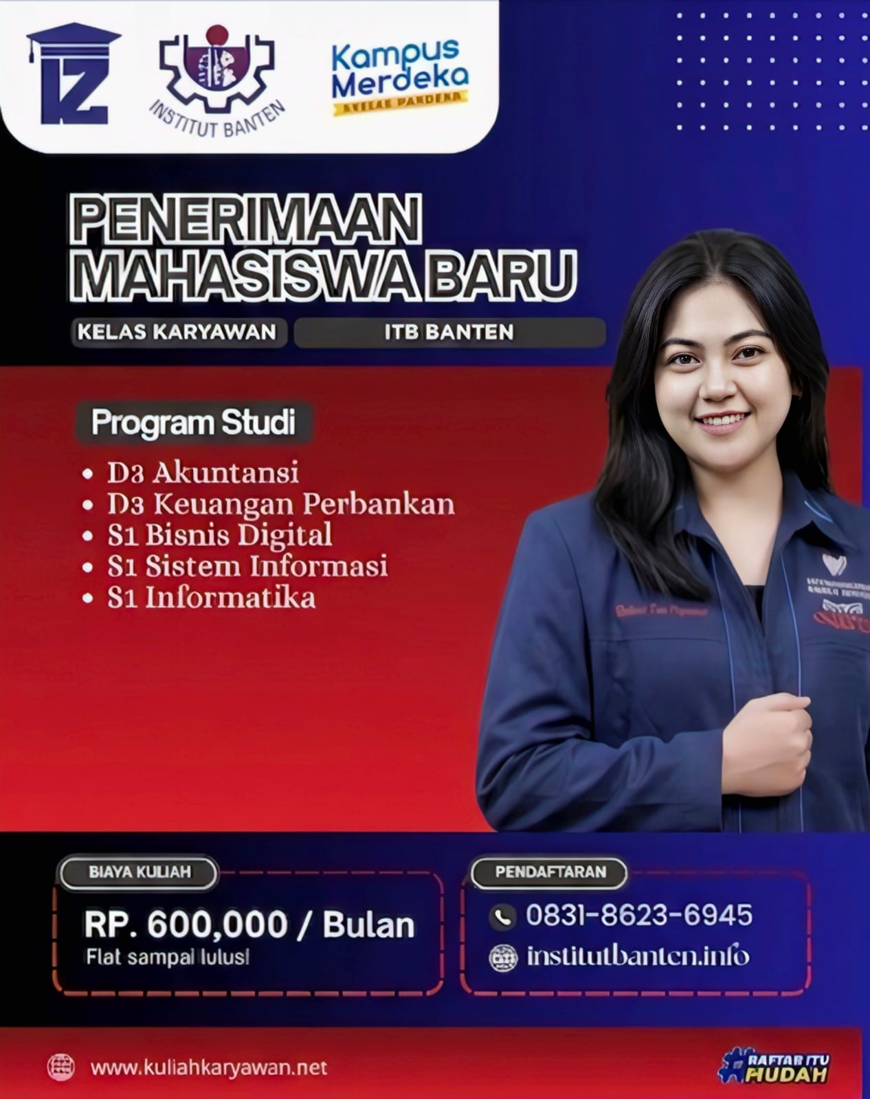 Kampus ITB Banten dengan Jurusan S1 Sistem Informasi 
