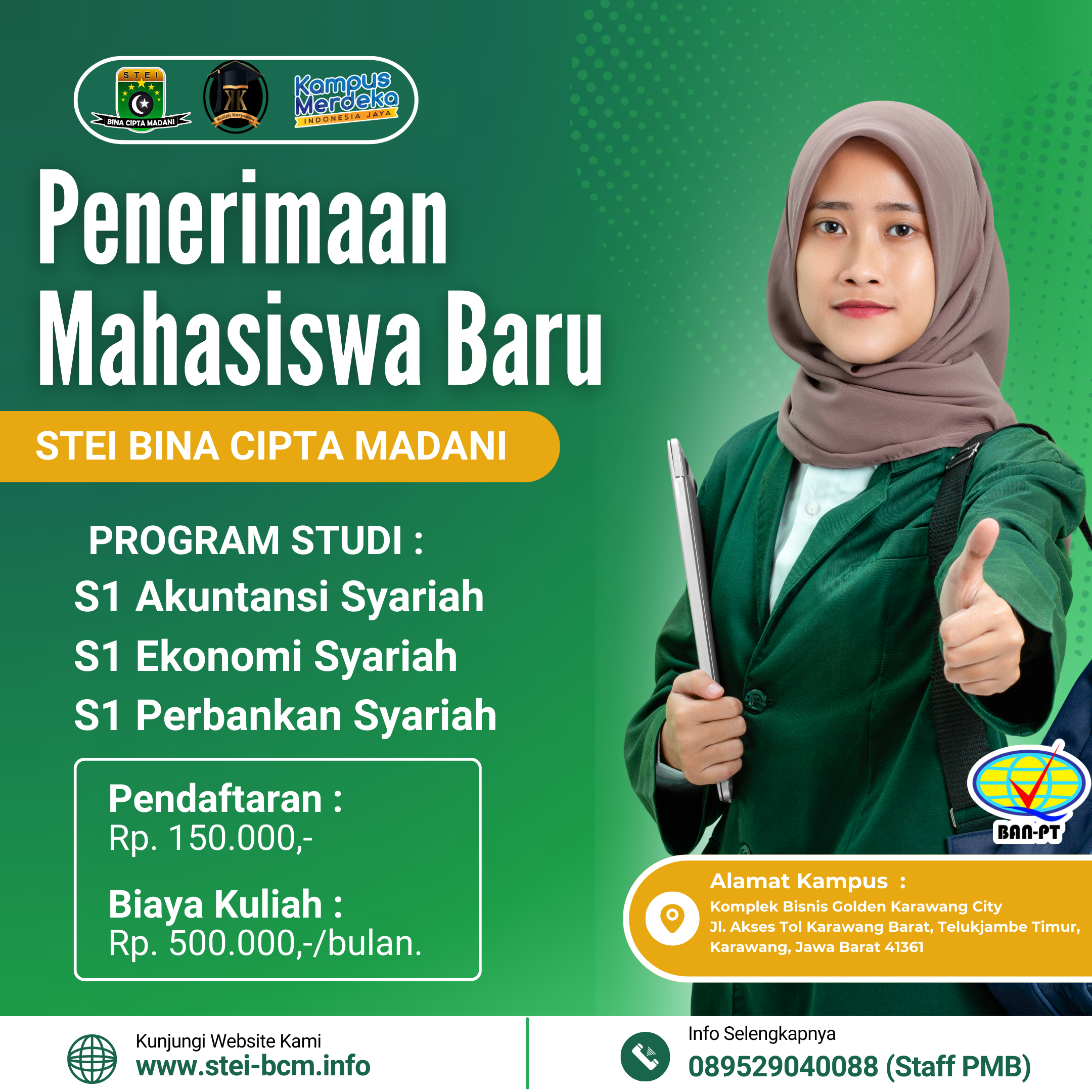 Kuliah Karyawan terjangkau di Karawang