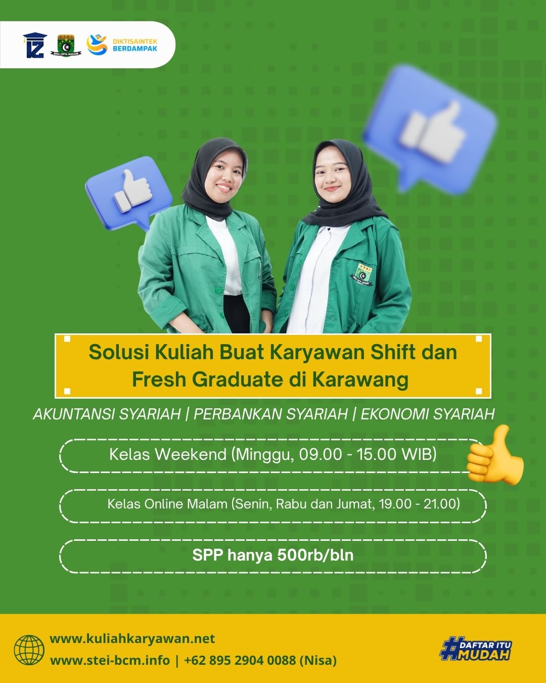 Solusi Kuliah Buat Karyawan Shift dan Fresh Graduate di Karawang