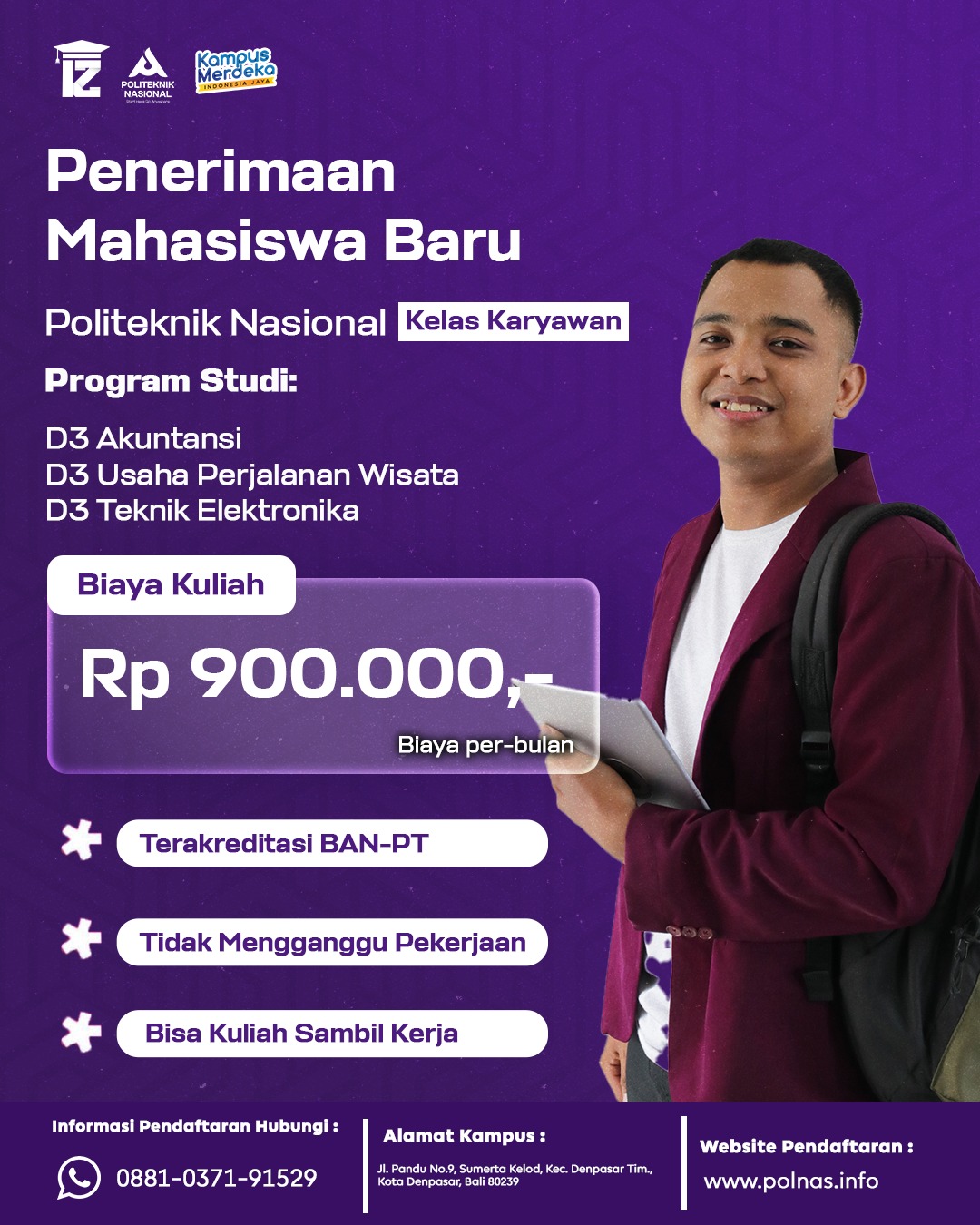 Kuliah Kelas Karyawan Di Bali Politeknik Nasional Jawabannya