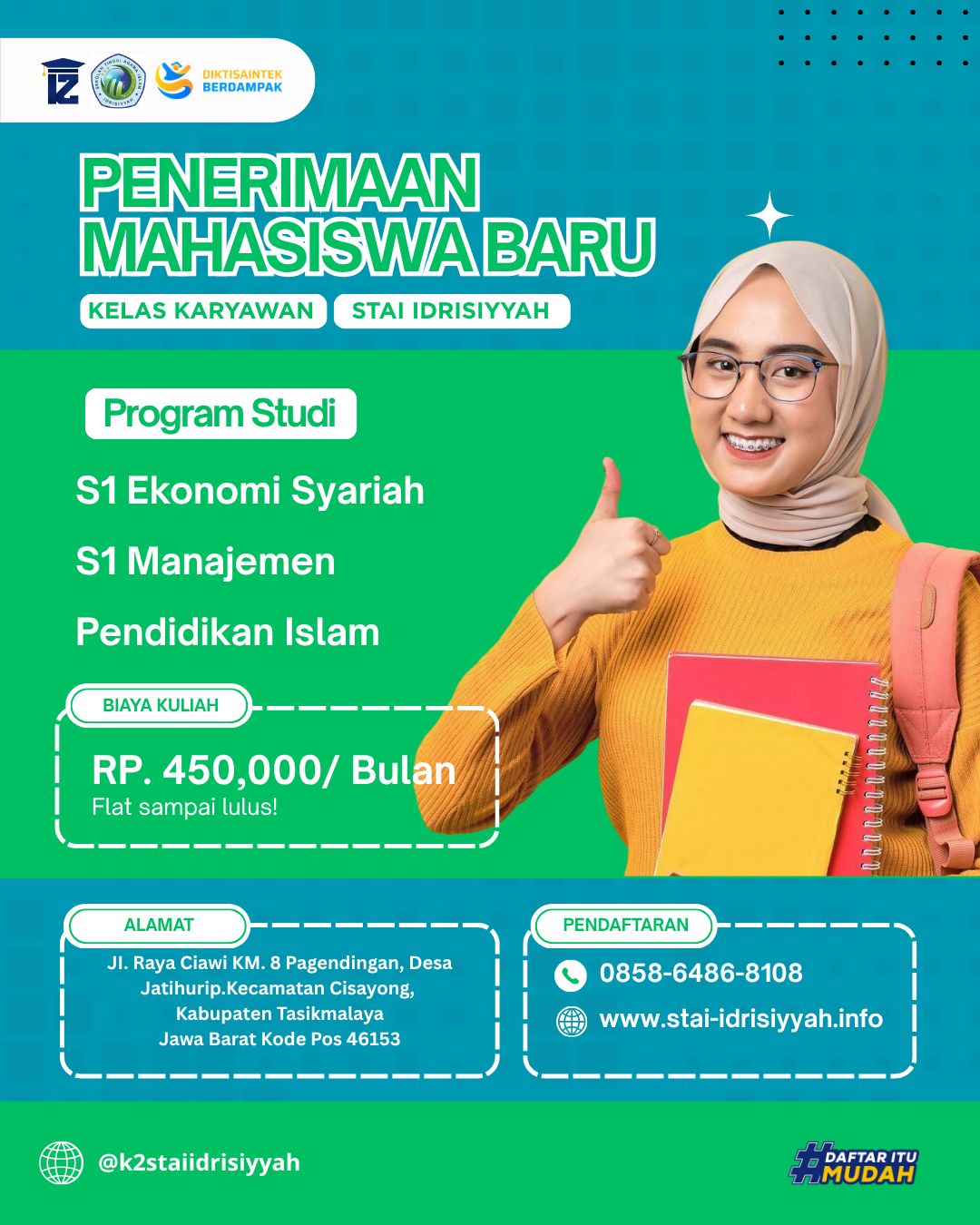 Jadwal Kuliah Fleksibel di STAI Idrisiyyah Tasikmalaya Cocok untuk Karyawan dan Pelajar