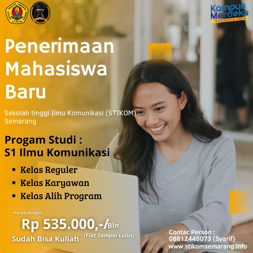 Jalur Pendaftaran Sekolah Tinggi Ilmu Komunikasi Semarang