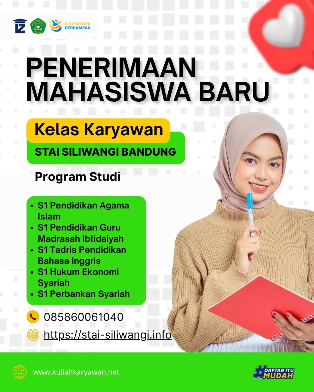 Pendaftaran Mahasiswa  STAI Siliwangi 2026 Telah Dibuka