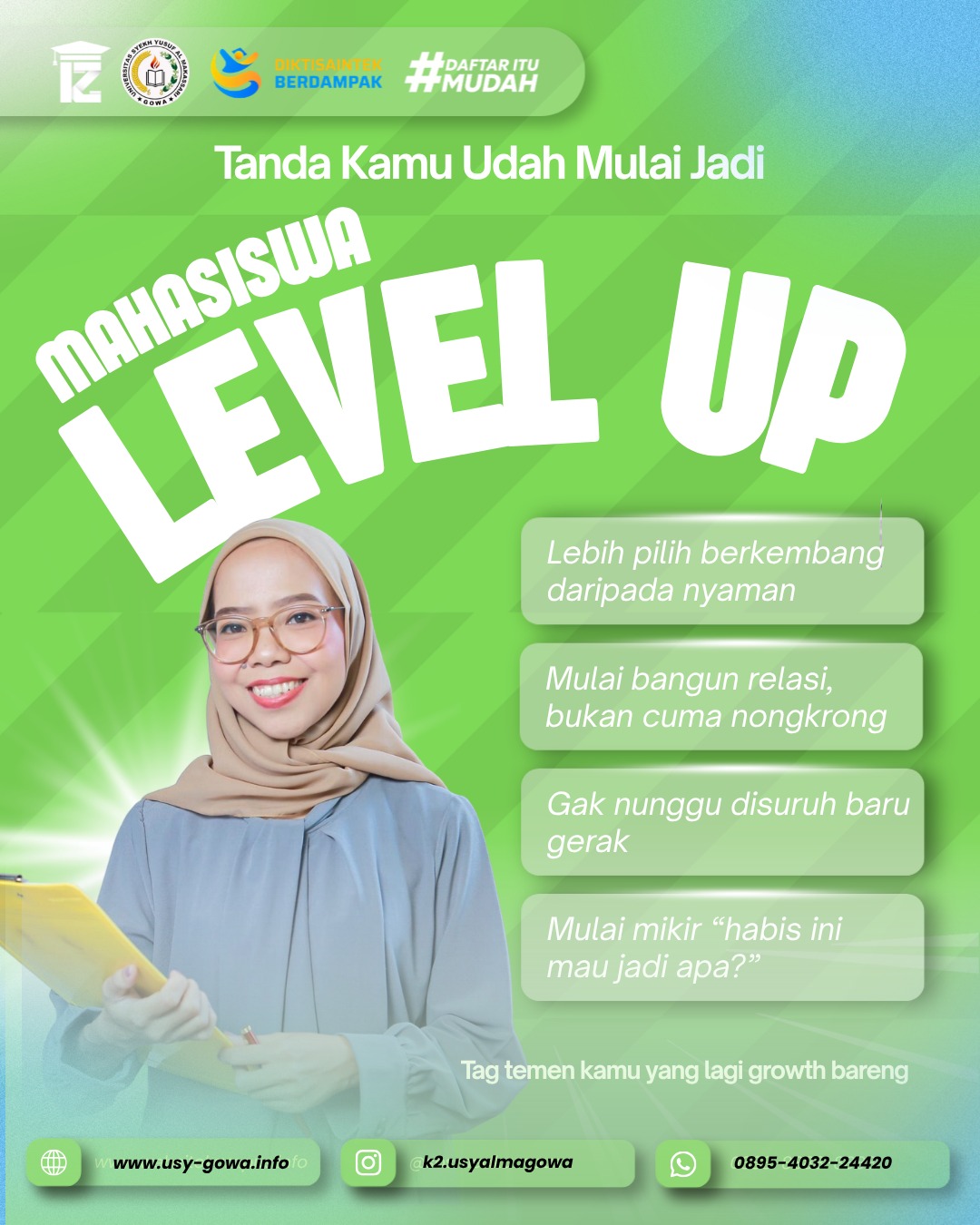 Tanda Kamu Sudah Jadi Mahasiswa Level Up USY Gowa