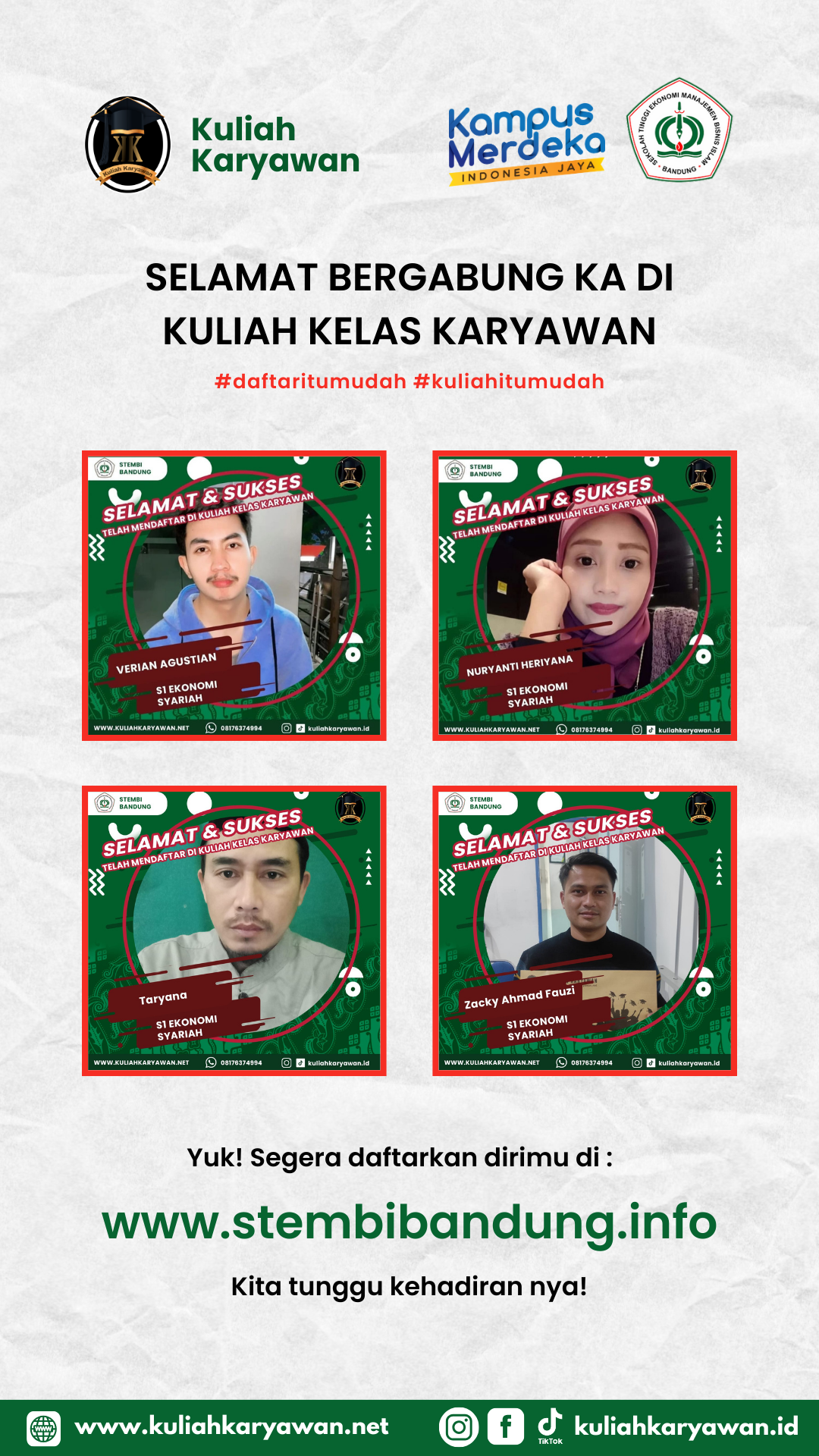 Biaya Pendaftaran Kuliah STEMBI