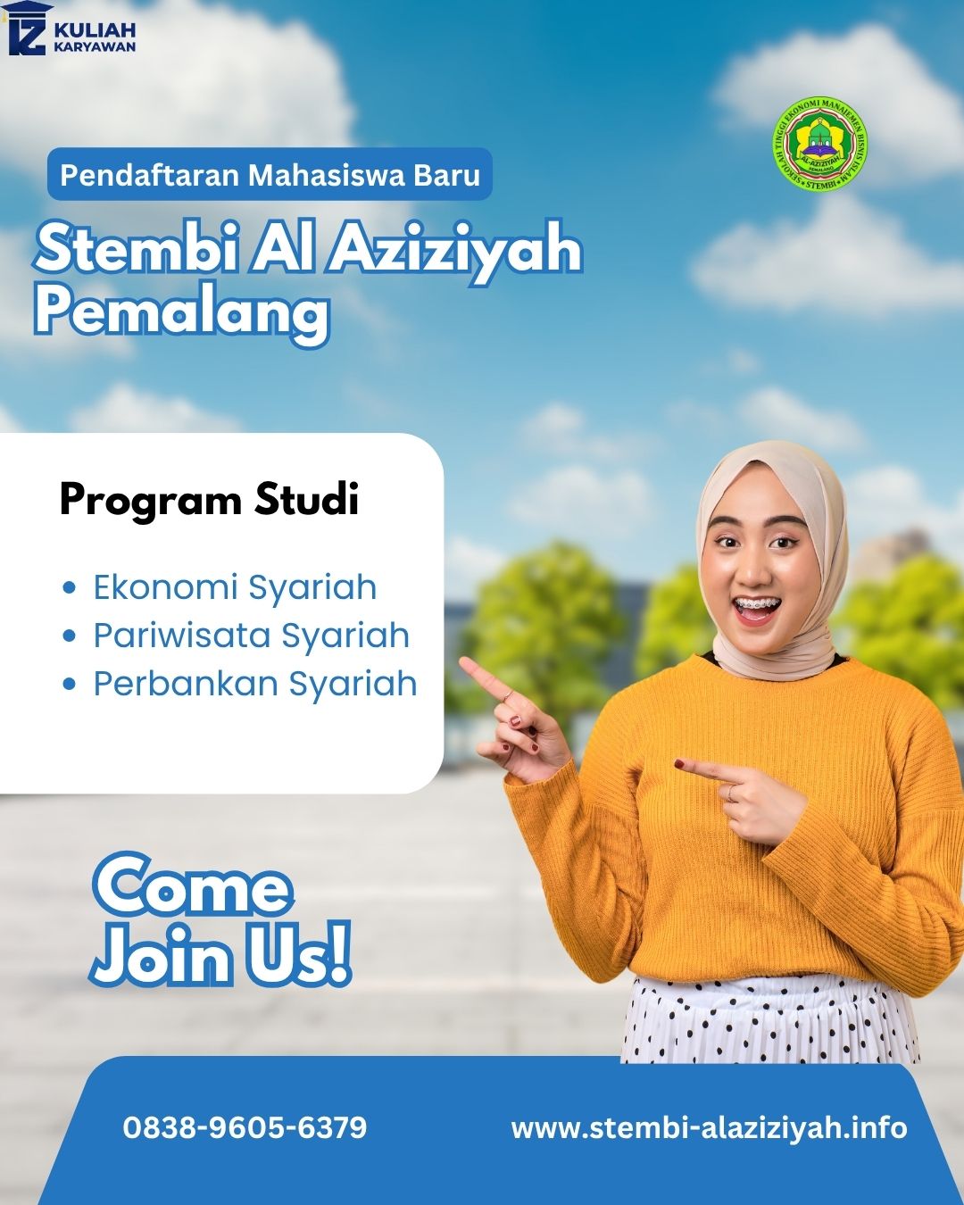 Stembi Al Aziziyah Randudongkal Pemalang Menerima Pendaftaran Kuliah Karyawan