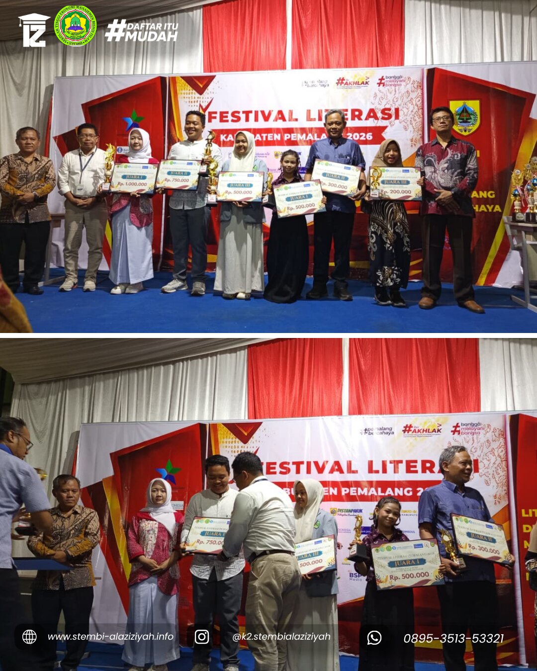 DEMA Stembi Al Aziziyah Sukses Gelar Lomba Baca Puisi di Festival Literasi Kabupaten Pemalang
