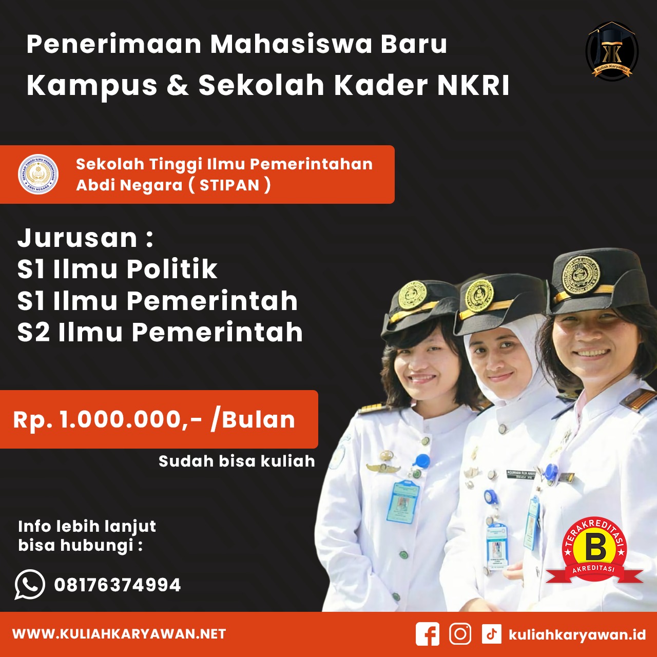 Biaya Kuliah S2 Ilmu Pemerintahan di Lenteng Agung
