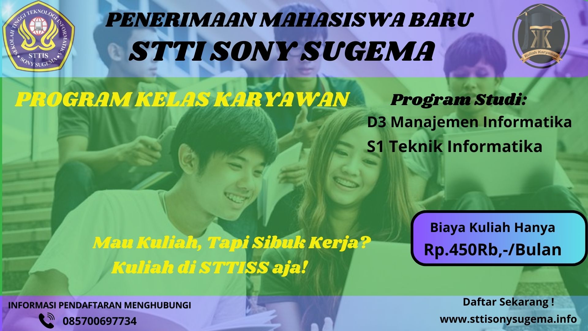 PTS di Karawang Cikampek Biaya kuliah Terjangkau di STTI Sony Sugema