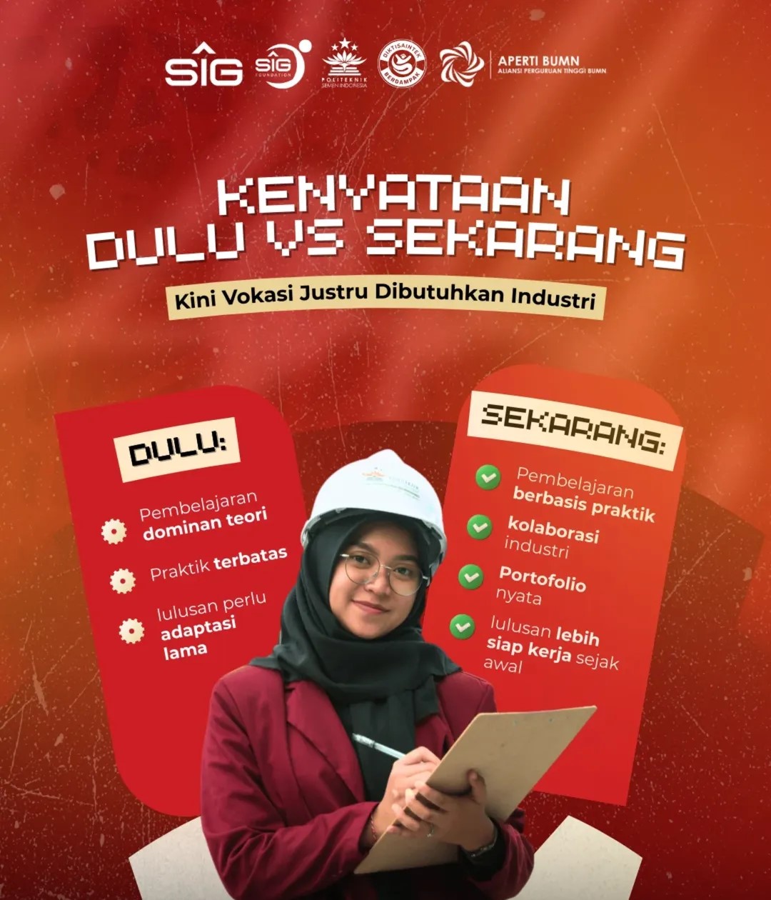 Lulusan Vokasi Politeknik Semen Indonesia  Kini Lebih Cepat Siap Kerja
