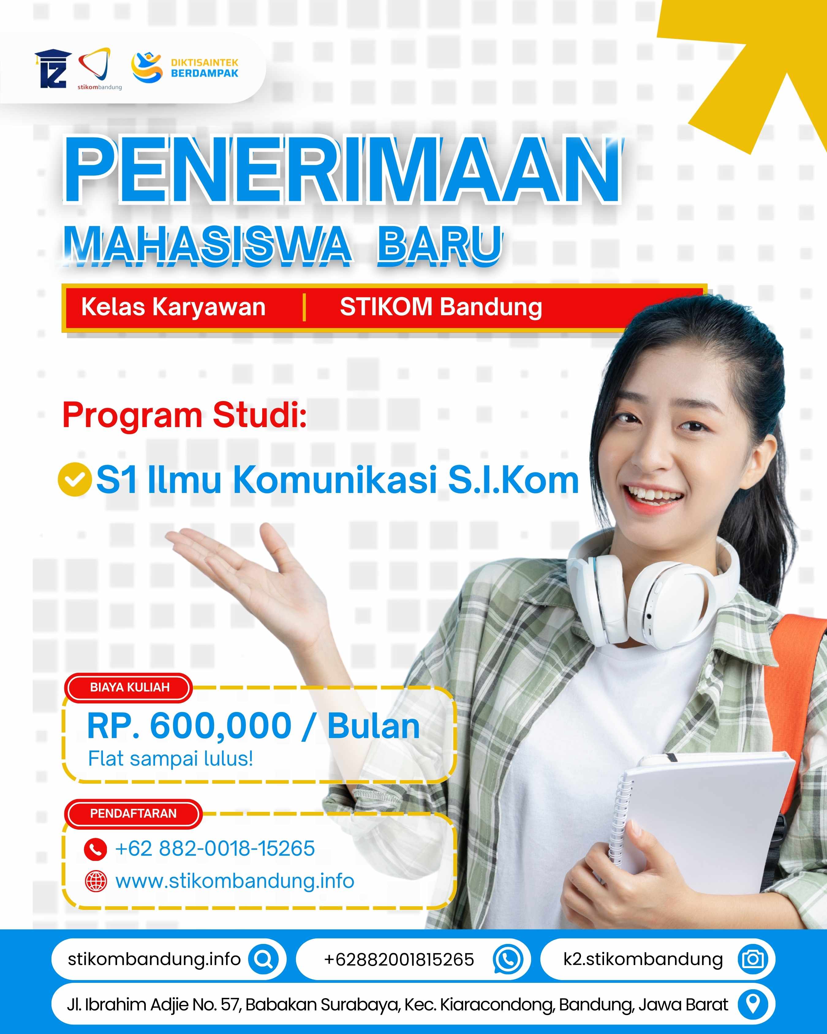 Penerimaan Mahasiswa Baru STIKOM Bandung 2026