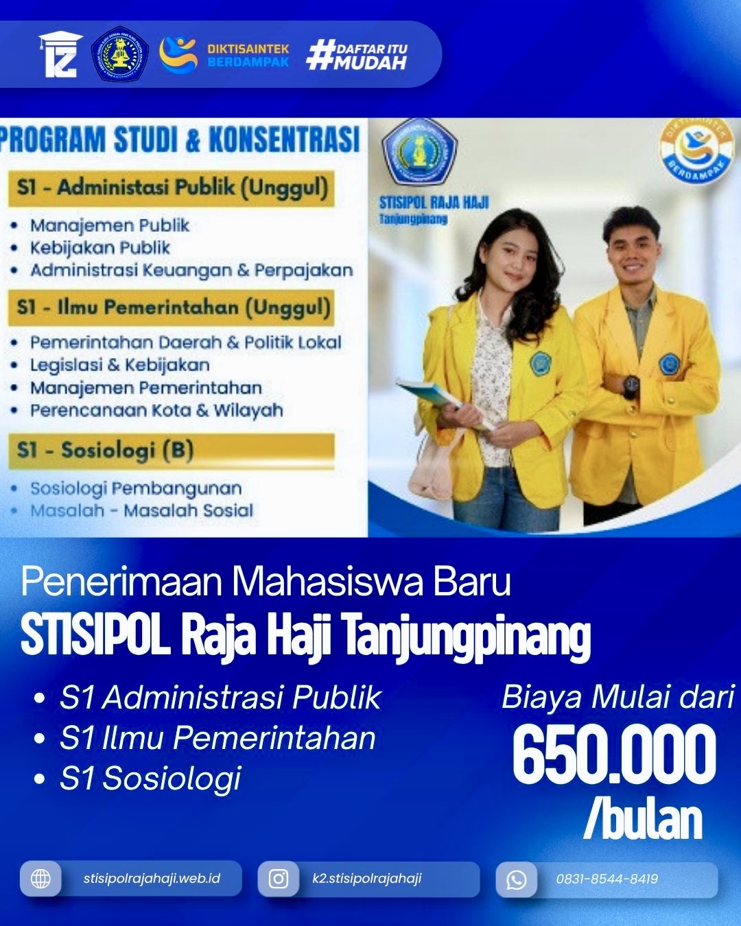 Kuliah Keren Gak Bikin Kantong Bolong Yuk Join ke STISIPOL Raja Haji Tanjungpinang