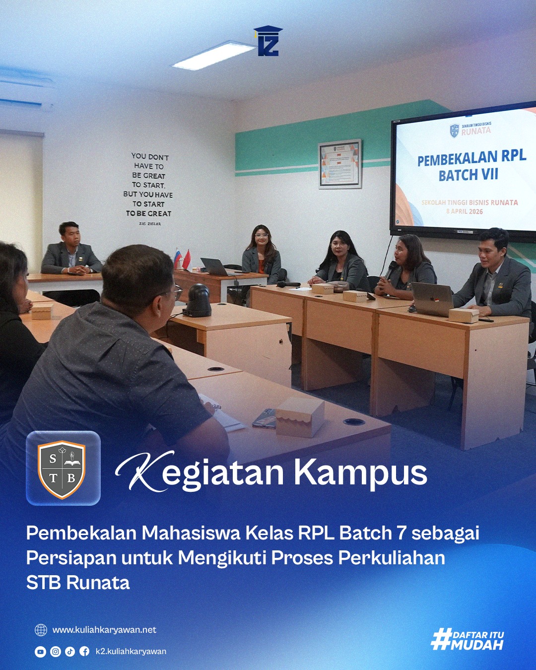 Pembekalan RPL Batch 7 Kampus STB Runata