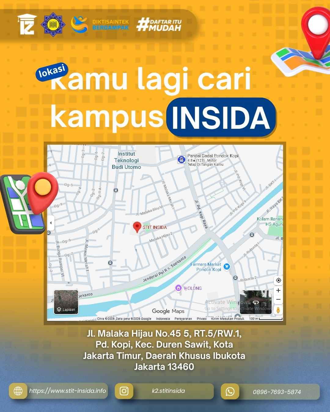 Kenali Lokasi Kampus STIT INSIDA 