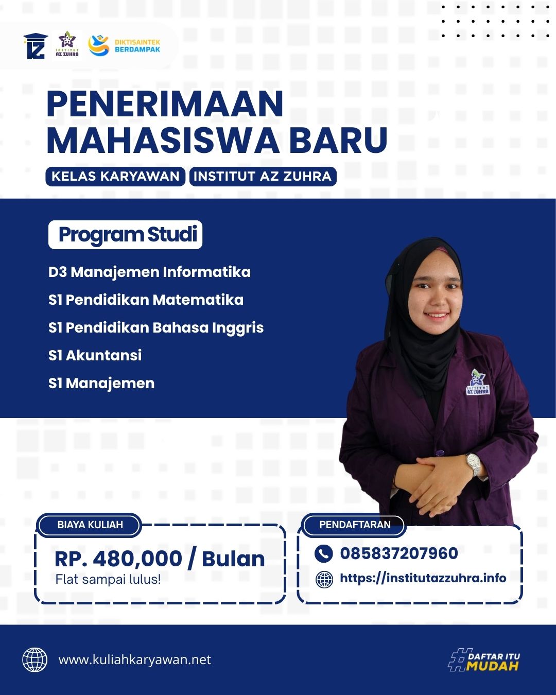 Guru Bisa Kuliah Sambil Kerja Di Institut Az Zuhra Pekanbaru