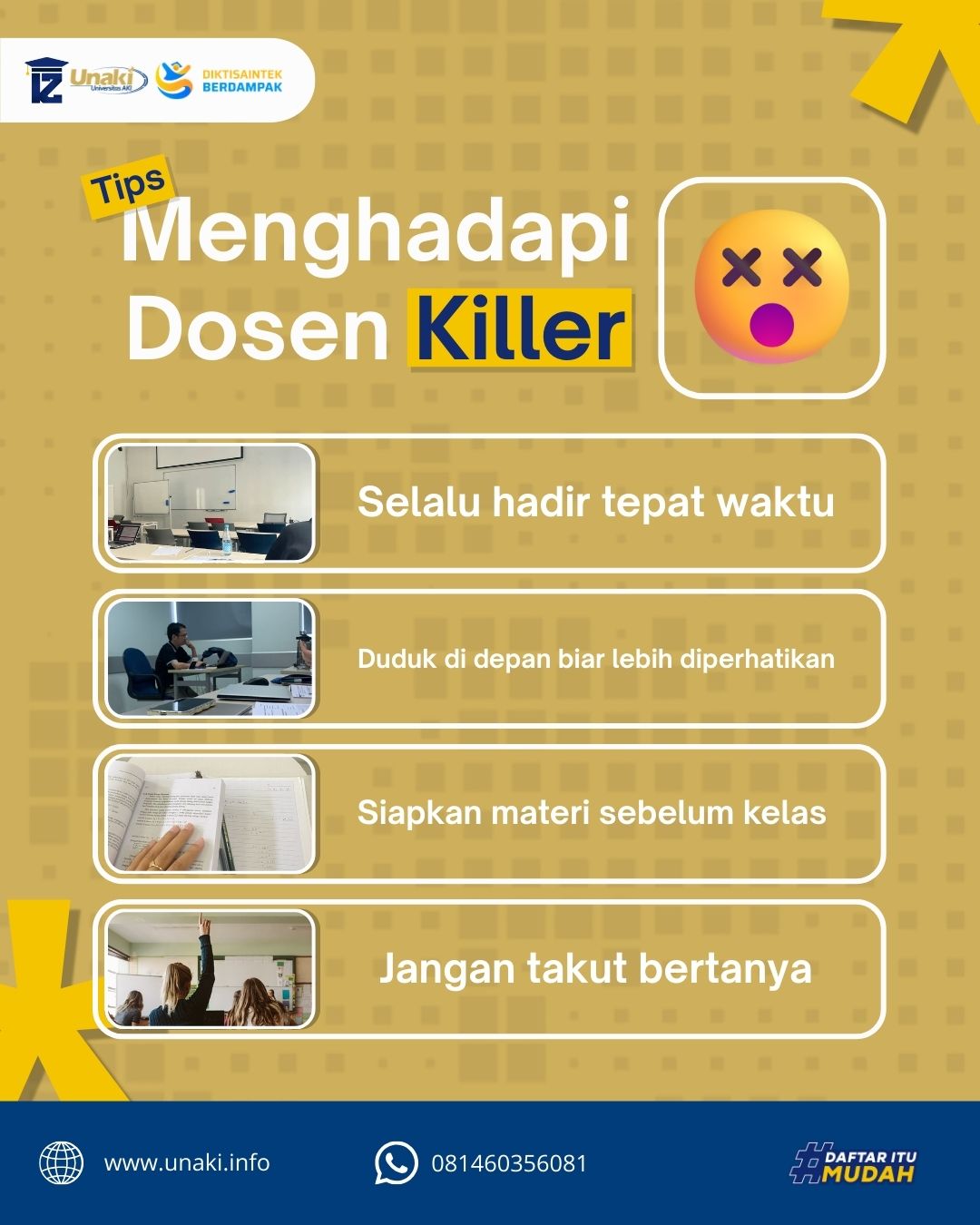 Tips Menghadapi Dosen Killer