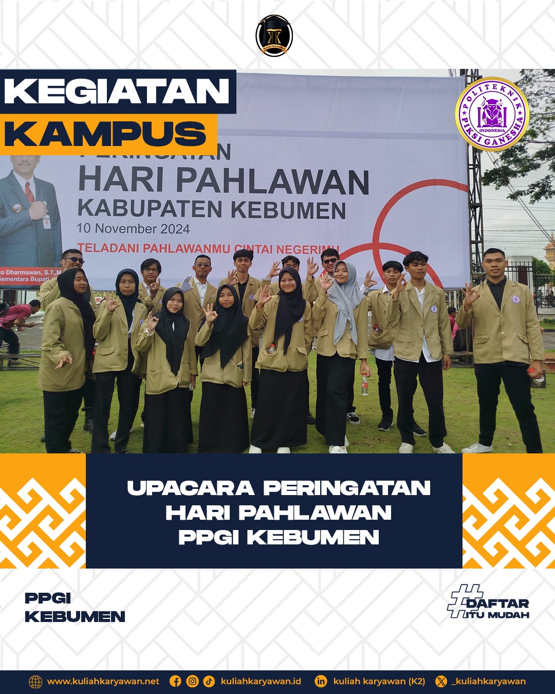 Simak Bersama Tentang Kampus Vokasi dikebumen Yaitu Politeknik Piksi Ganesha Indonesia Kebumen