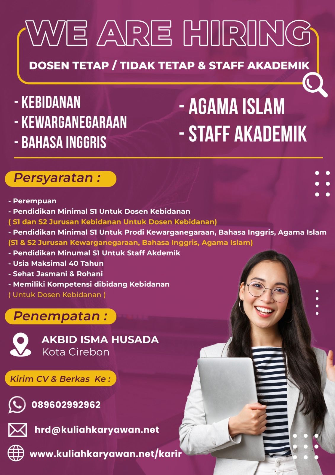 Dosen Tetap dan Tidak Tetap (Cirebon)